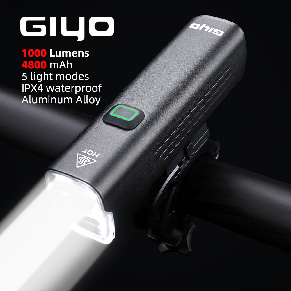 GIYO 1000 lumenów światło rowe – Rechargeable Bicycle Headlight 1000 Lumen recenzja i cena
