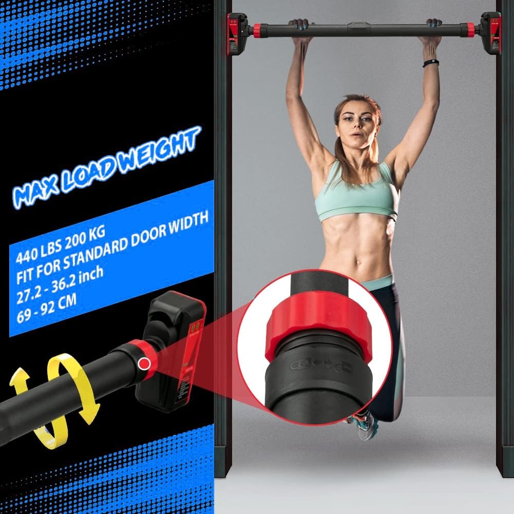 Regulowany drążek do podciągan – Door Pull Up Bar No Screw recenzja i cena
