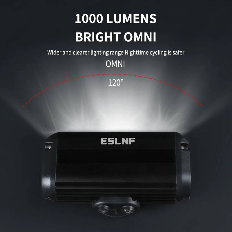 Reflektor rowerowy ESLNF Bike  – Rechargeable Bicycle Headlight 1000 Lumen recenzja i cena