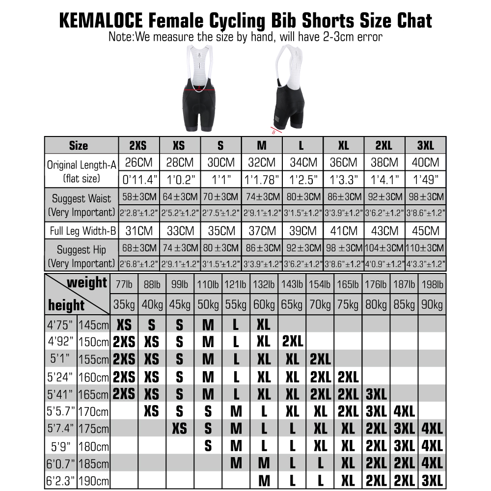 KEMALOCE damskie spodenki stró – Padded Cycling Shorts 5D Gel recenzja i cena