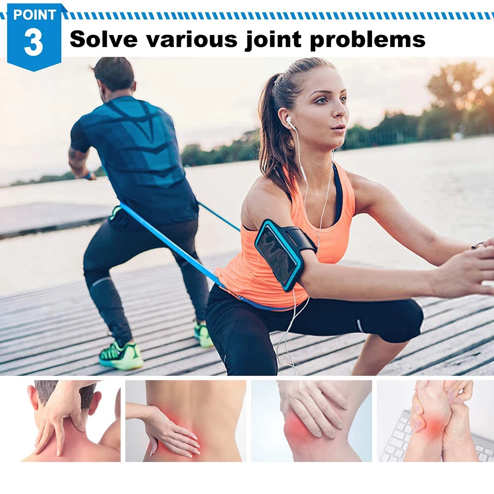 4 szt./zestaw Elastyczne Gumy  – Pilates Bar Kit With Resistance Bands recenzja i cena